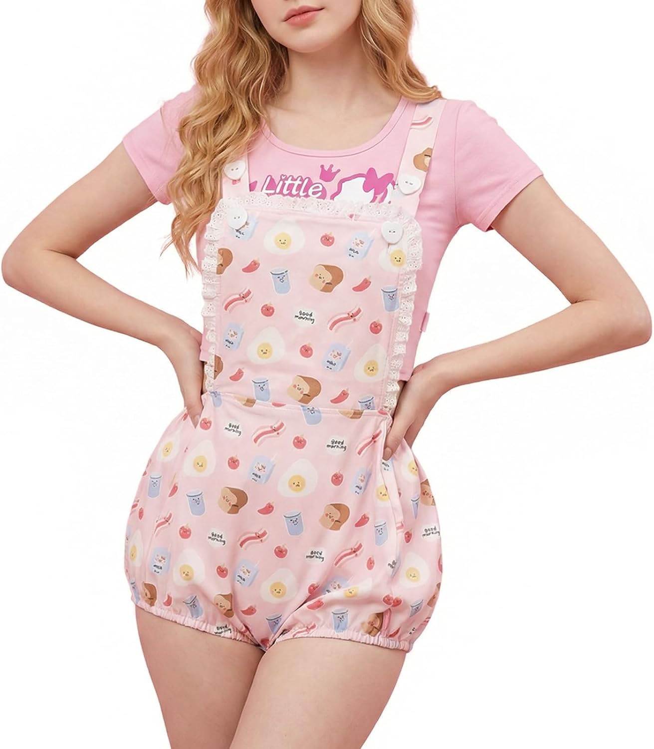 Cotton Short Overalls Shortalls Button — WeirdThingsToBuy weird find