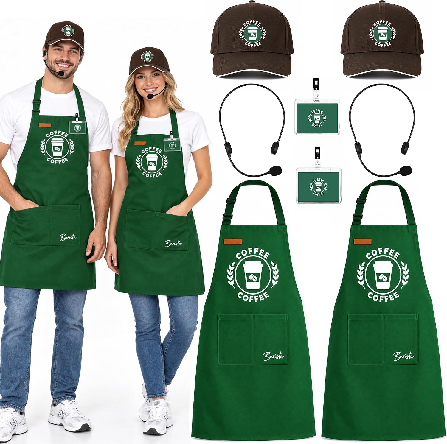 Couples Halloween Costumes Barista Costume Energy — WeirdThingsToBuy weird find