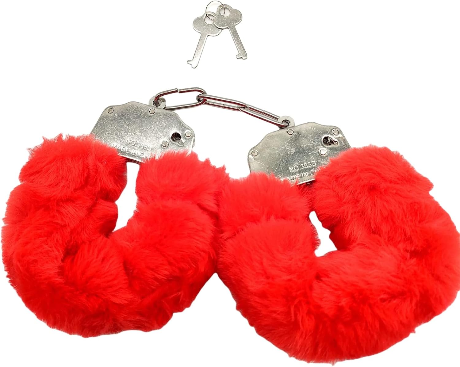 Cozy Adjustable Plush Handcuffs Fun — WeirdThingsToBuy weird find