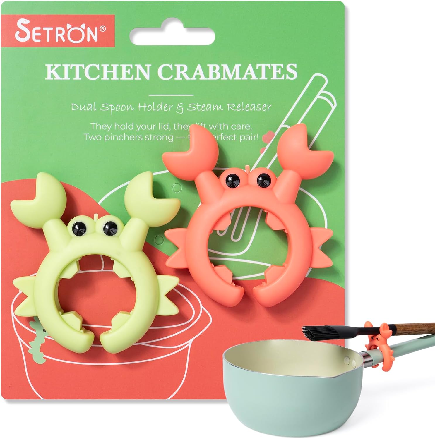 Crab Spoon Holder Funny Spoon Situation — WeirdThingsToBuy weird find