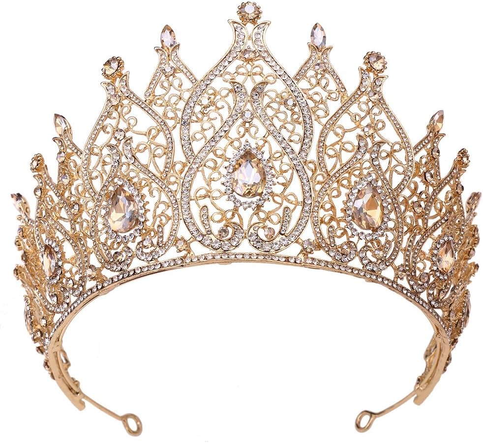 Crystal Queen Crown Women Tall — WeirdThingsToBuy weird find