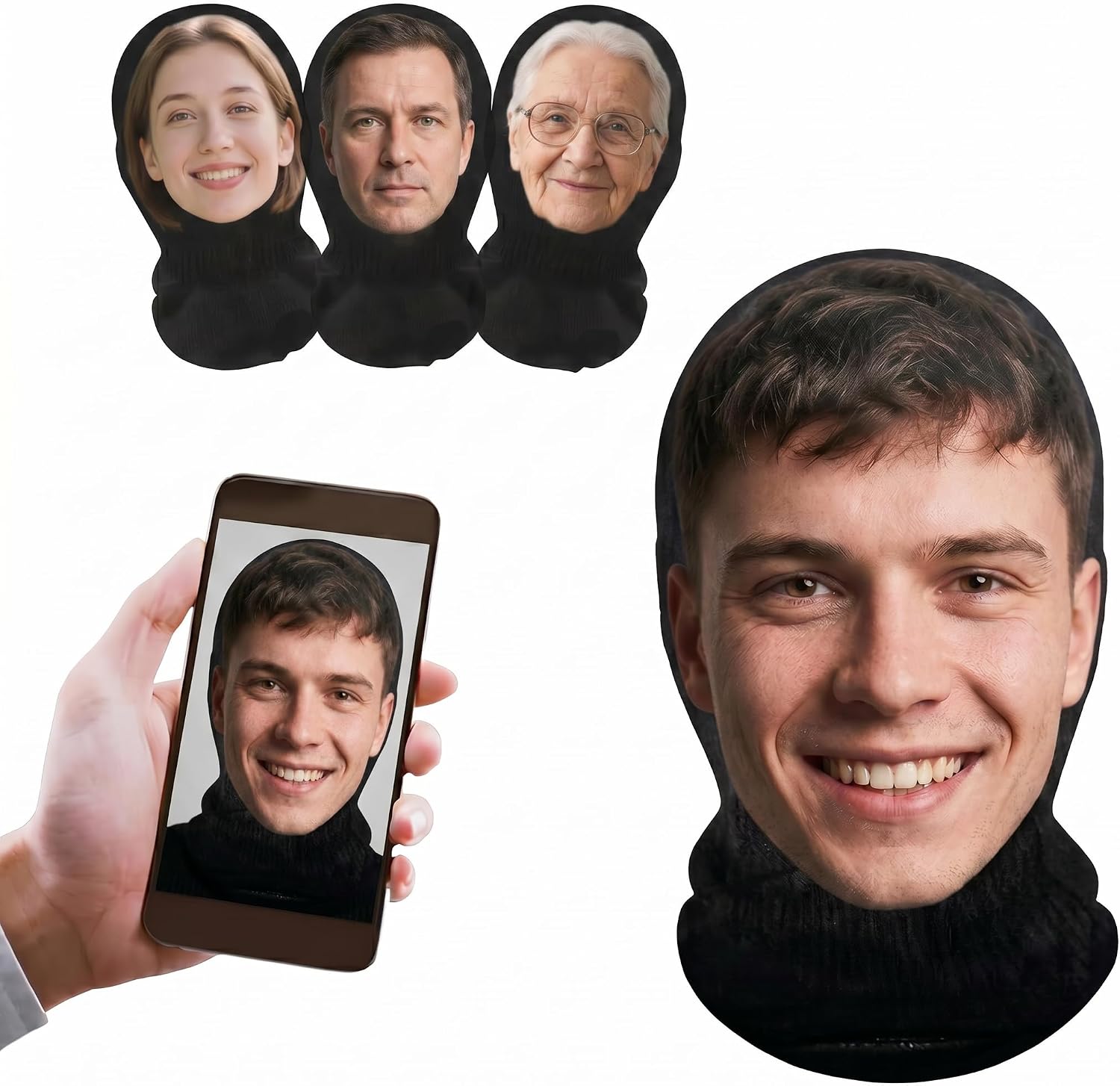 Custom 3d Personalized Full Face — WeirdThingsToBuy weird find