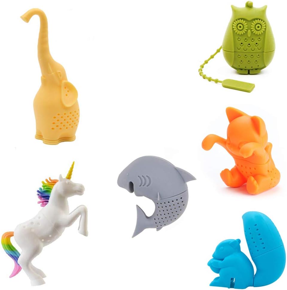 Cute Animal Silicone Tea Filters — WeirdThingsToBuy weird find