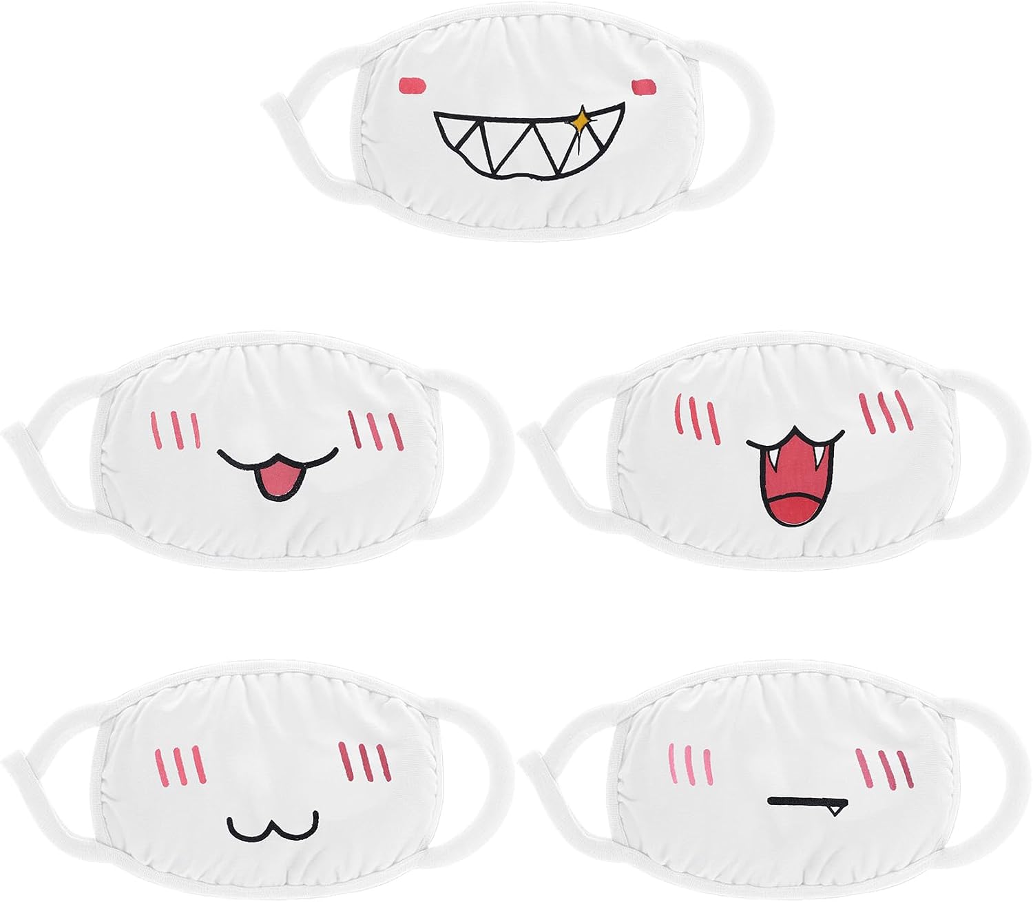 Cute Cat Face Mask Kawaii Situation — WeirdThingsToBuy weird find