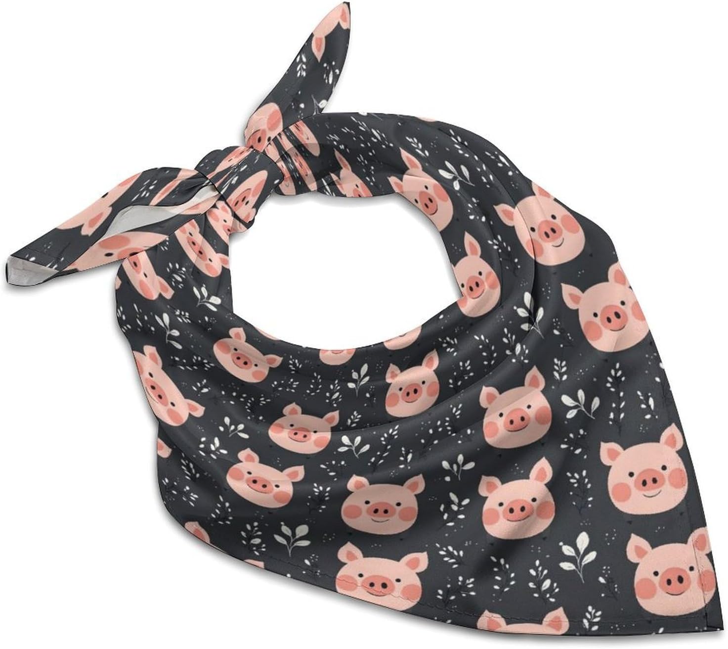 Cute Floral Pig Print Bandanas Situation — WeirdThingsToBuy weird find