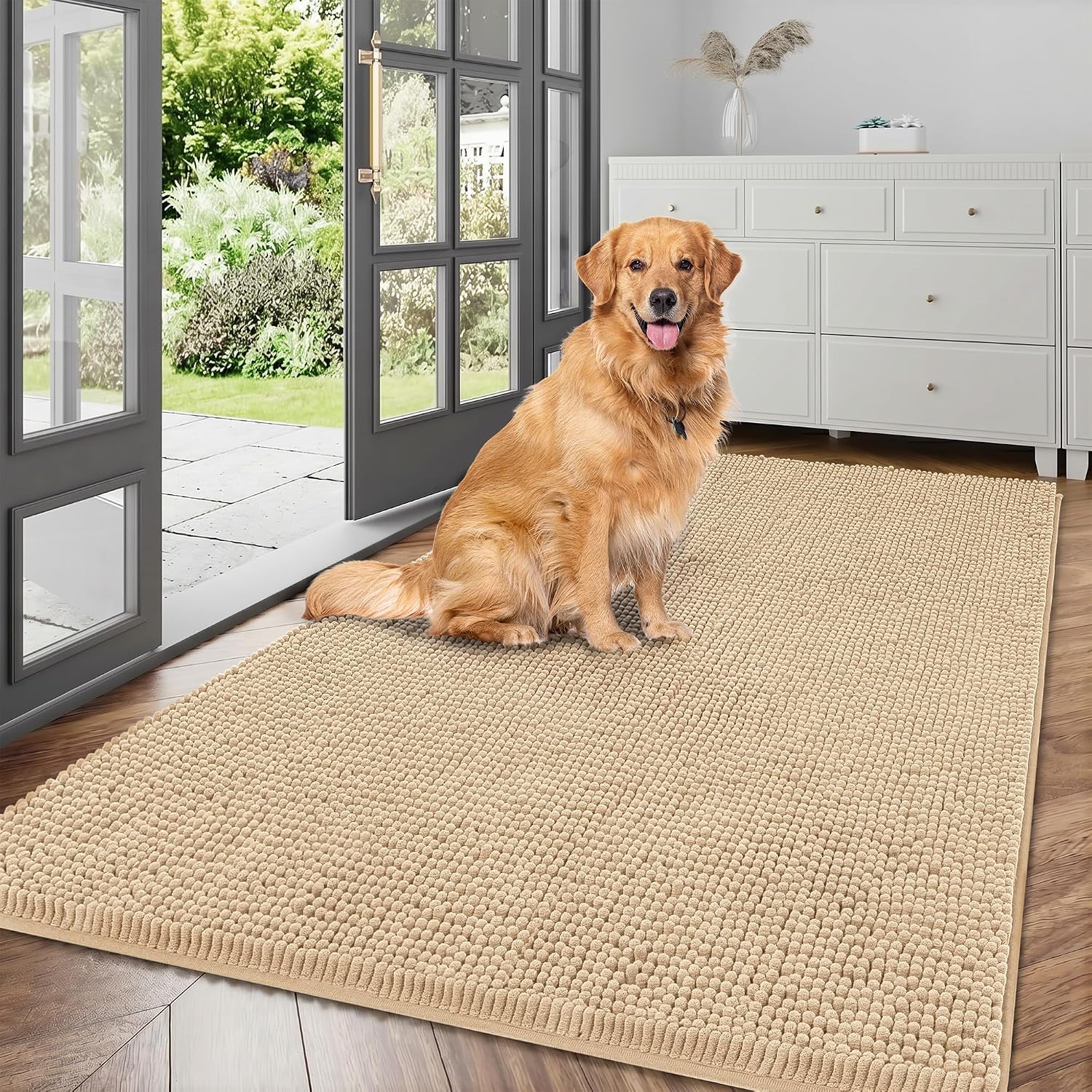 Cybstrax Dog Door Mat Muddy — WeirdThingsToBuy weird find