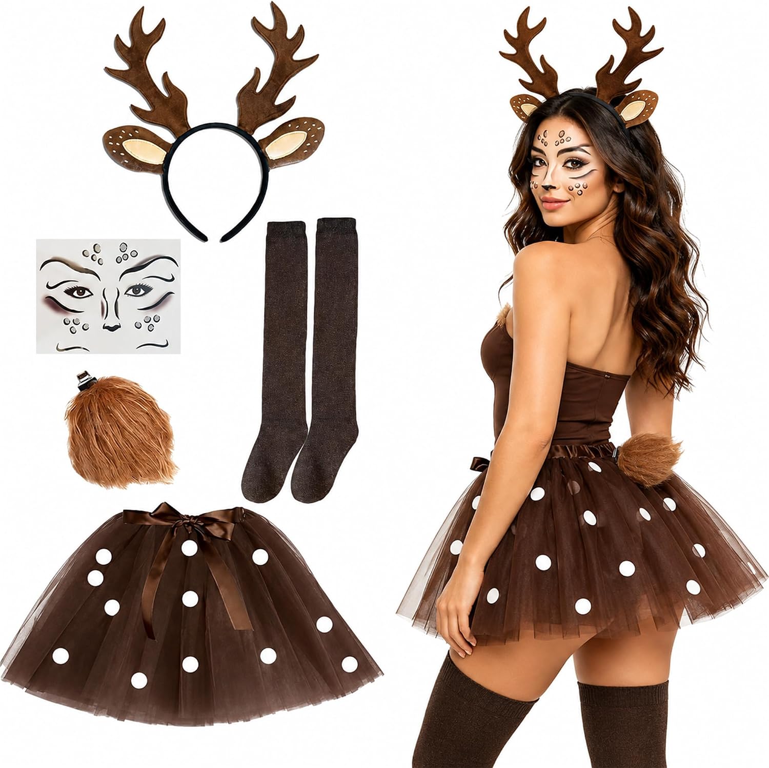 Deer Costume Women Reindeer Costume Energy — WeirdThingsToBuy weird find