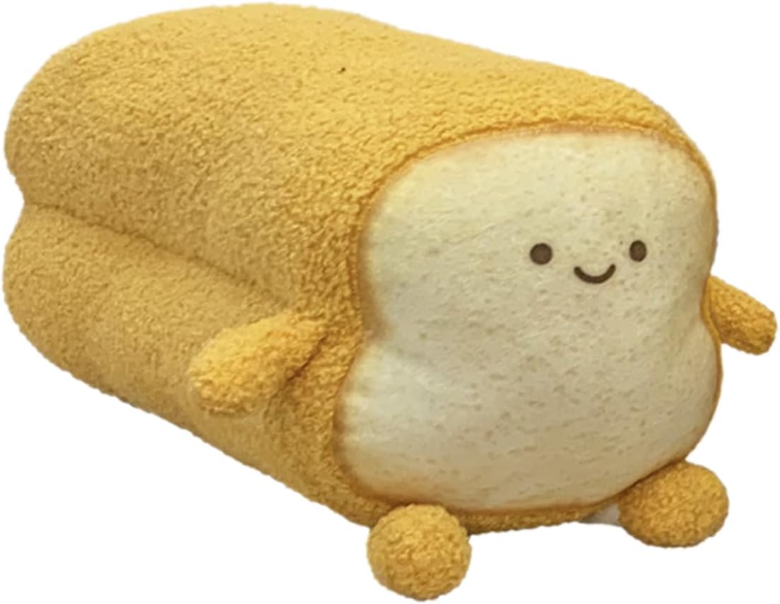 Dentrun Toast Plush Pillow Soft Energy — WeirdThingsToBuy weird find