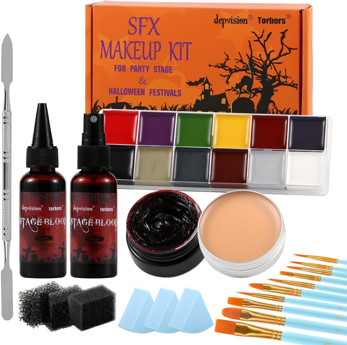 Depvision Sfx Makeup Kit Halloween Energy — WeirdThingsToBuy weird find