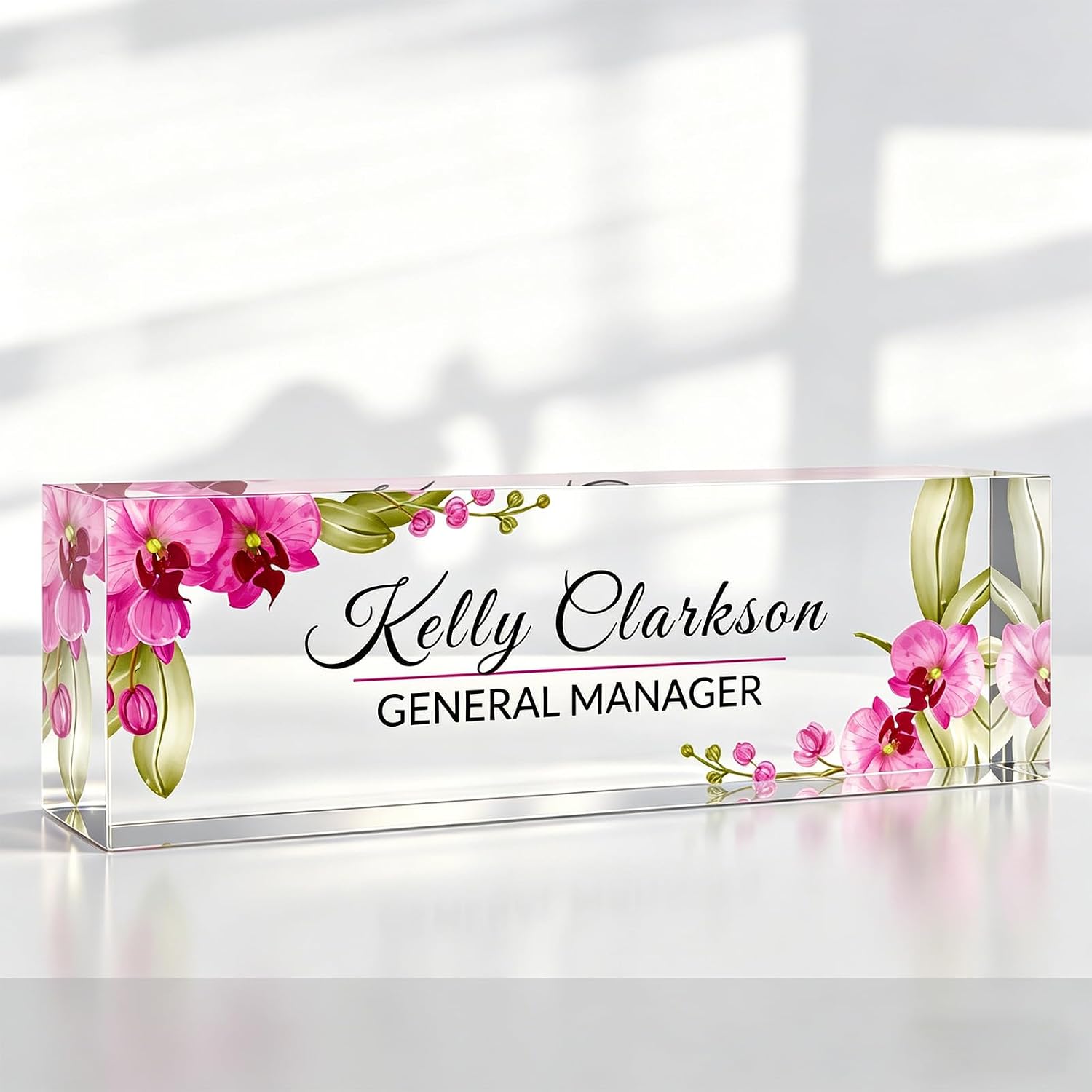 Desk Name Plate Personalized Custom — WeirdThingsToBuy weird find