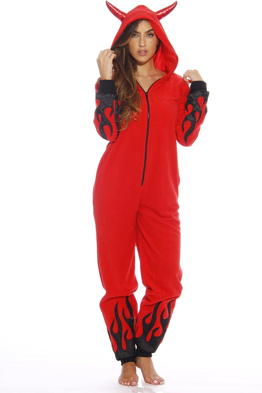 Devil Adult Onesie One Fleece — WeirdThingsToBuy weird find