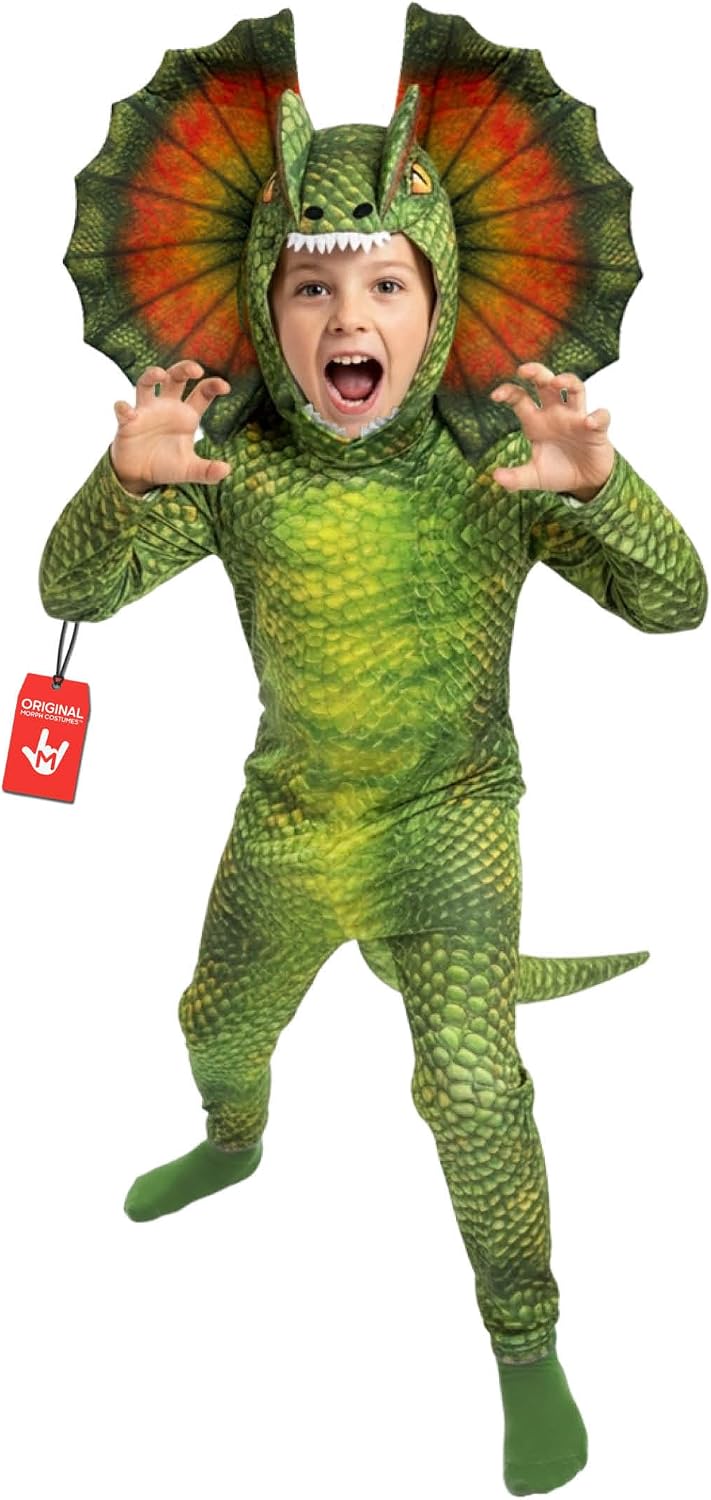 Dilophosaurus Dinosaur Costume Kids — WeirdThingsToBuy weird find