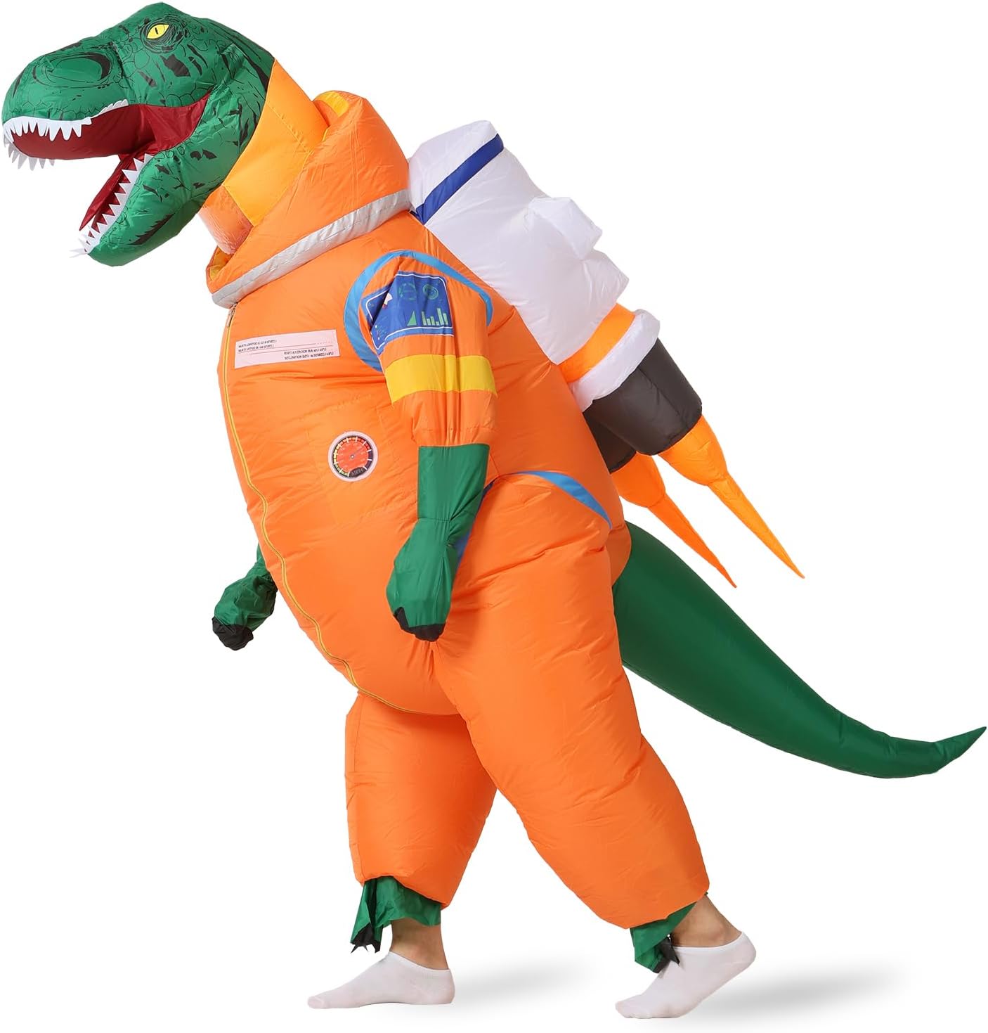 Dinosaur Astronaut Inflatable Costume — WeirdThingsToBuy weird find