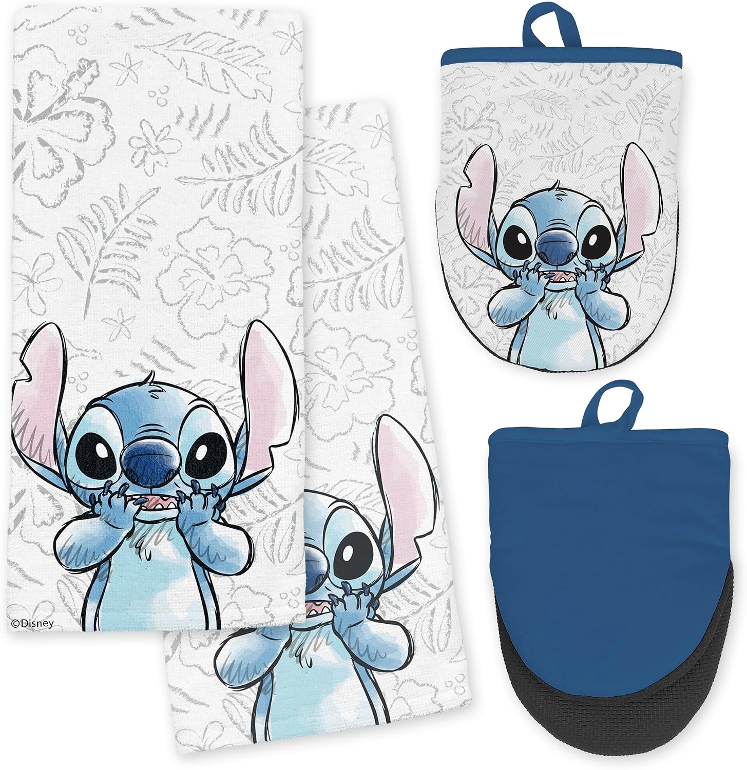 Disney Stitch Cotton Kitchen Towels — WeirdThingsToBuy weird find