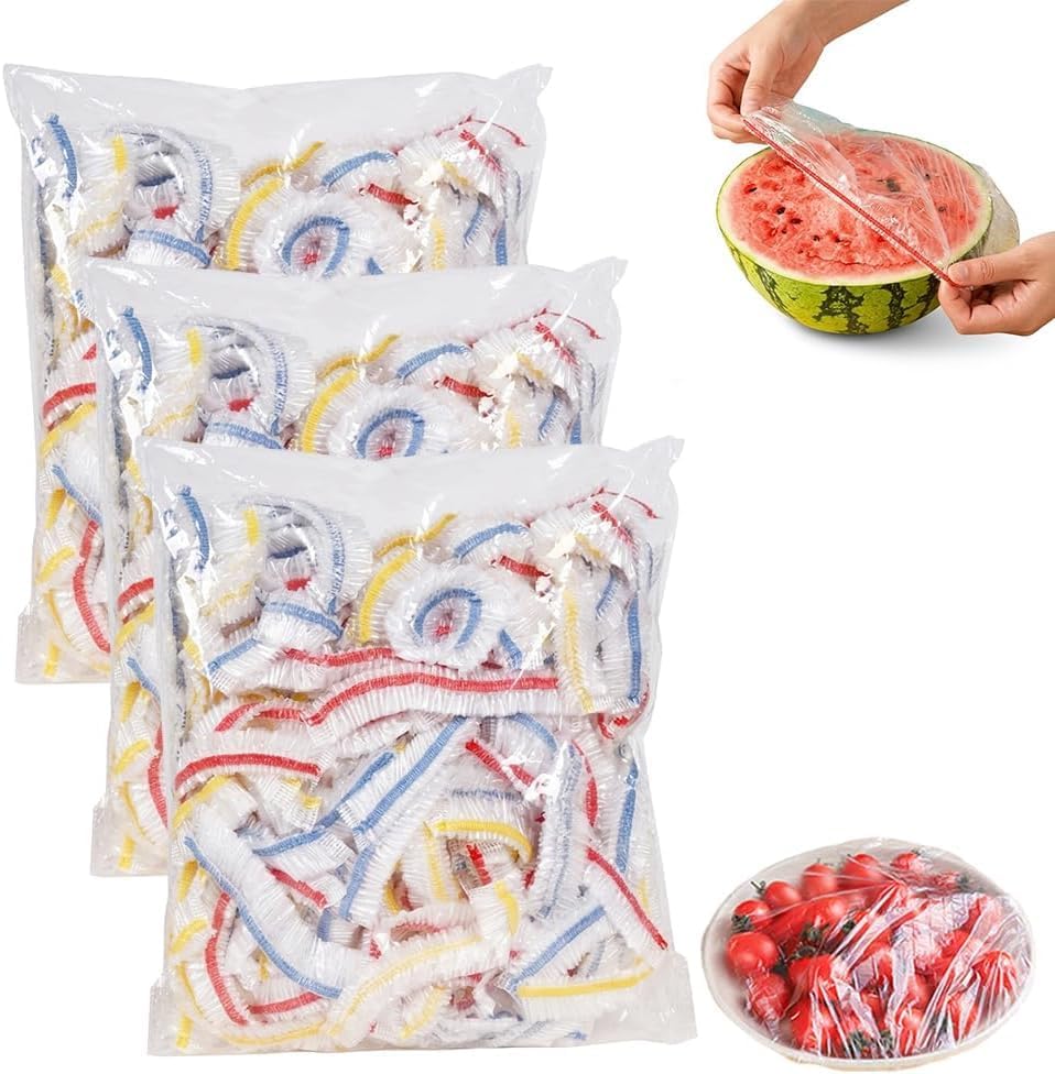 Disposable Stretch Food Covers Bowls Situation — WeirdThingsToBuy weird find
