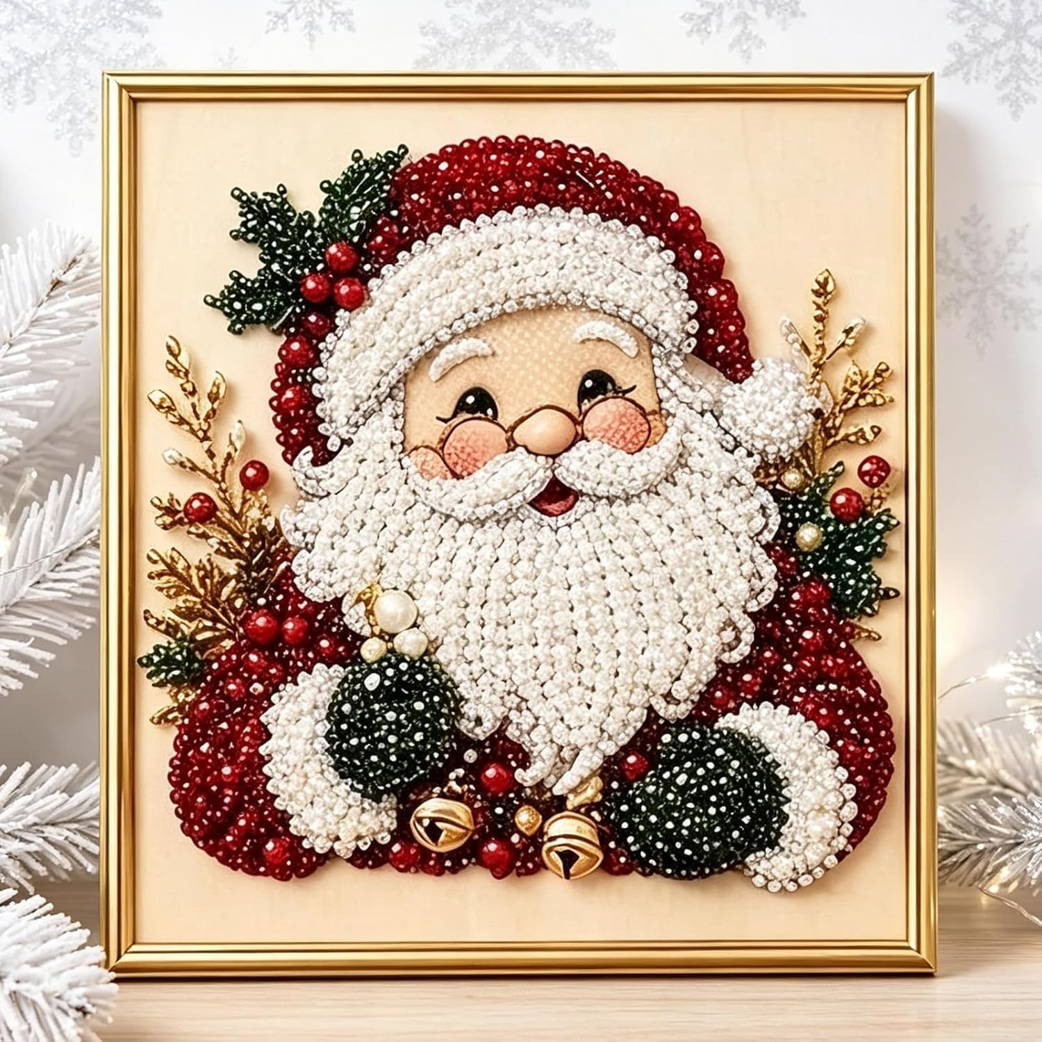 Diy Christmas Pearl Painting Art — WeirdThingsToBuy weird find