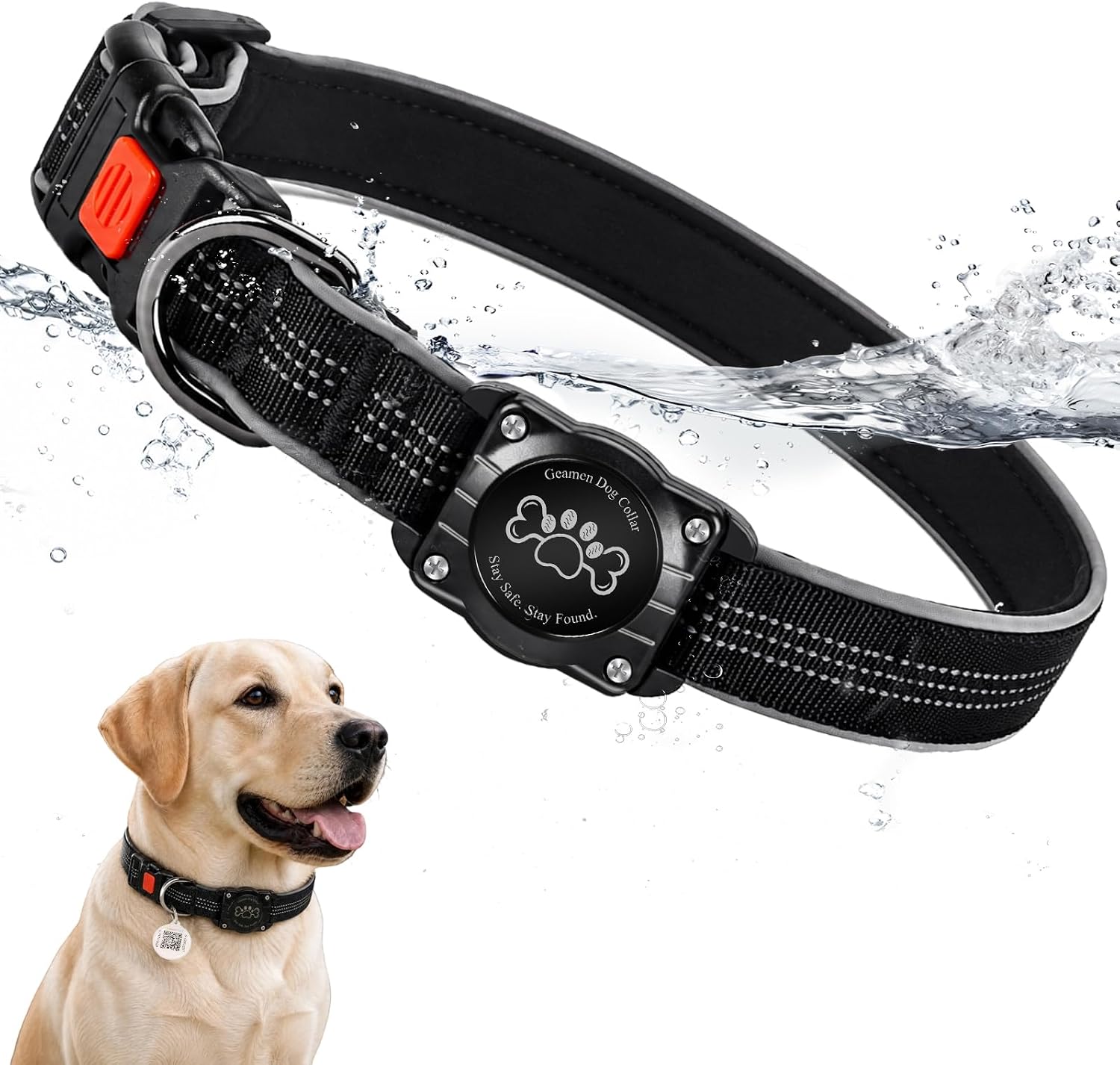 Dog Collar Airtag Holder Waterproof — WeirdThingsToBuy weird find