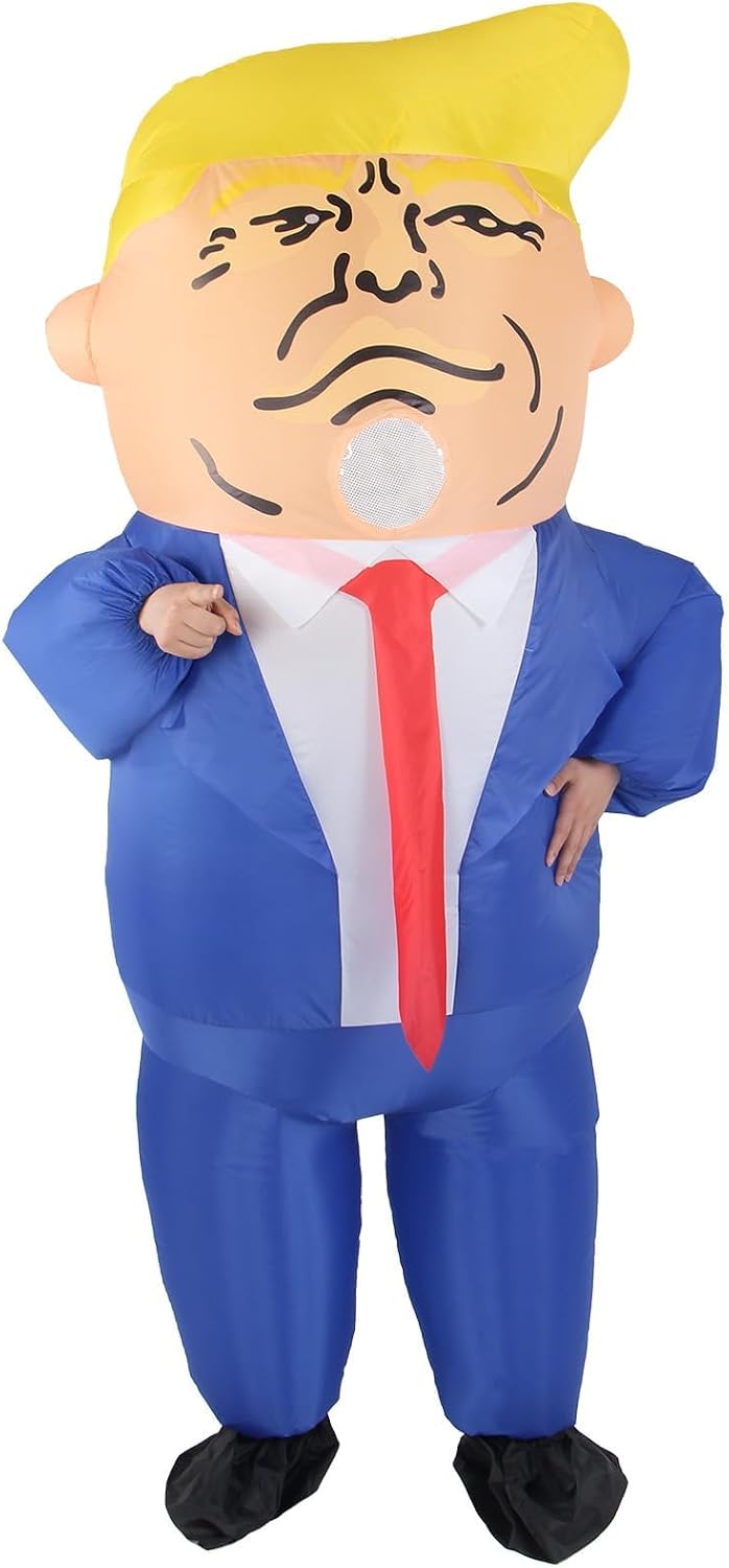 Donald President Inflatable Costume Adults — WeirdThingsToBuy weird find