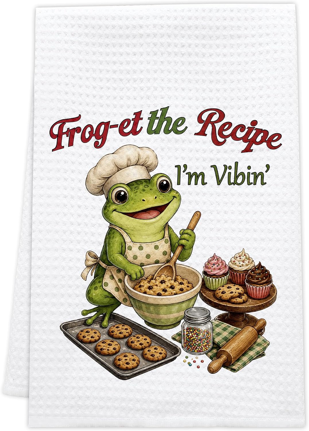 Drwjpat Funny Frog Kitchen Towels Situation — WeirdThingsToBuy weird find