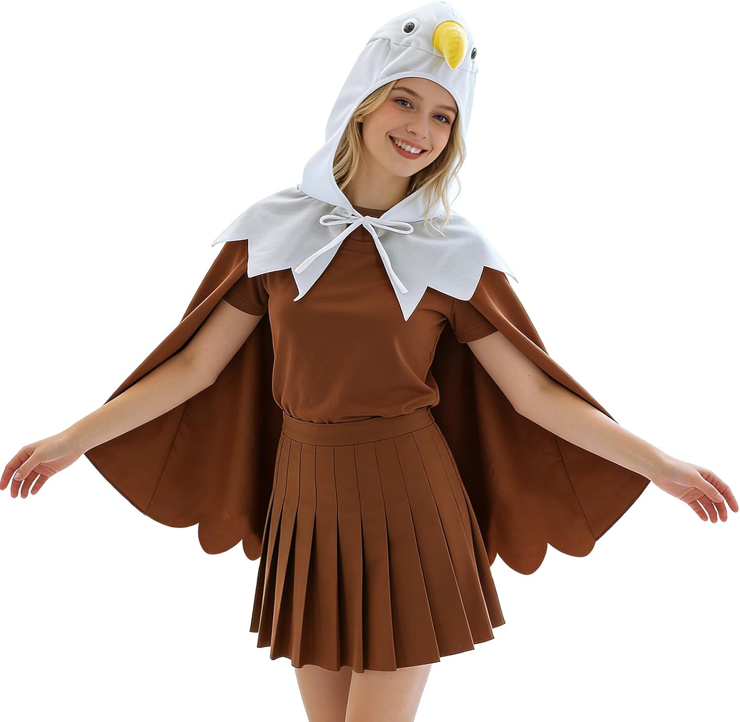 Eagle Cape Bald Eagle Costume Energy — WeirdThingsToBuy weird find