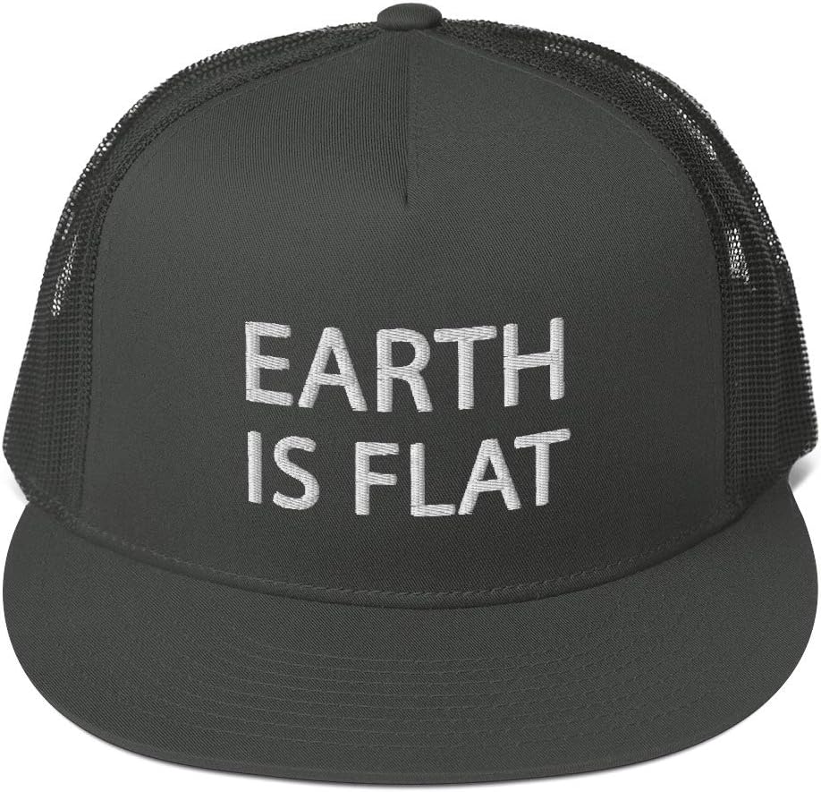 Earth is Flat Hat Embroidered Situation — WeirdThingsToBuy weird find