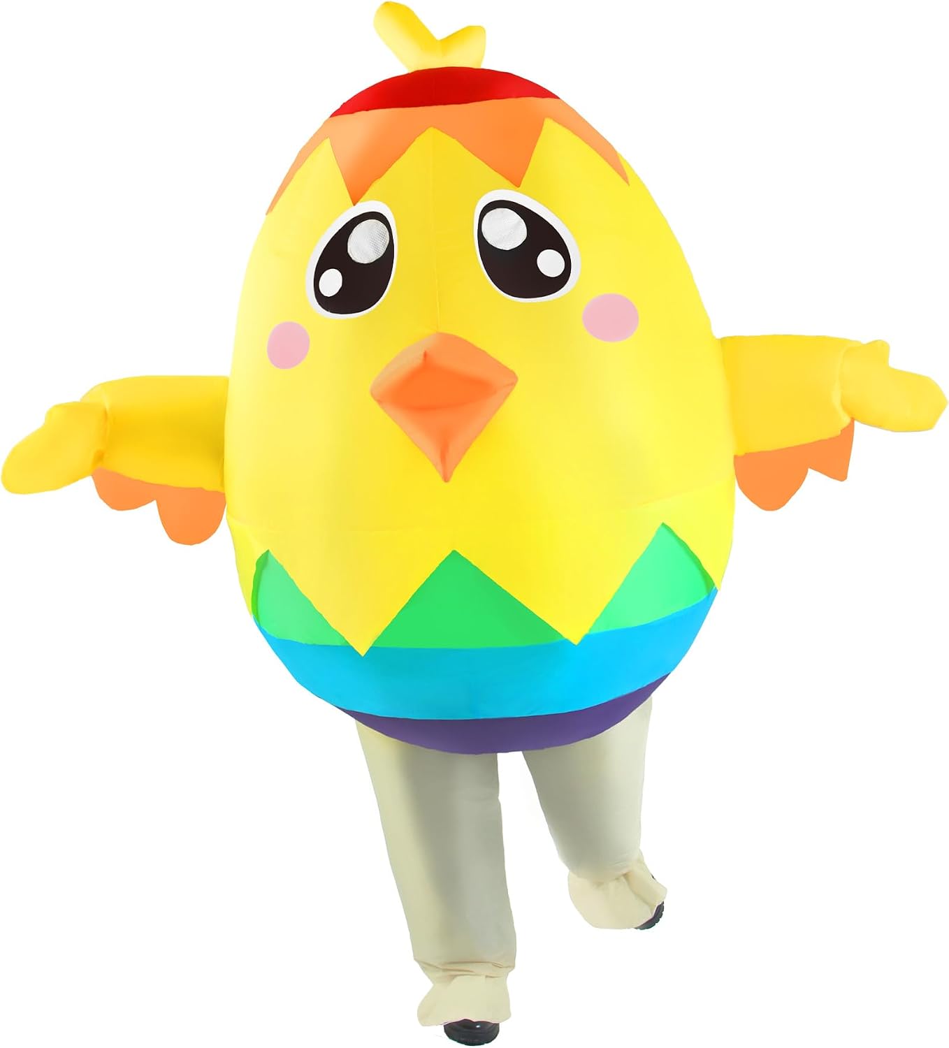 Easter Inflatable Chicken Costume Adult Energy — WeirdThingsToBuy weird find