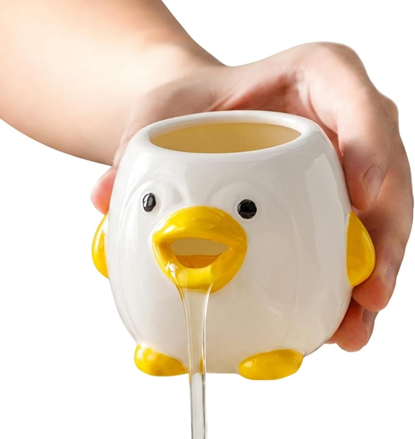 Egg Separator Ceramic Yolk White — WeirdThingsToBuy weird find