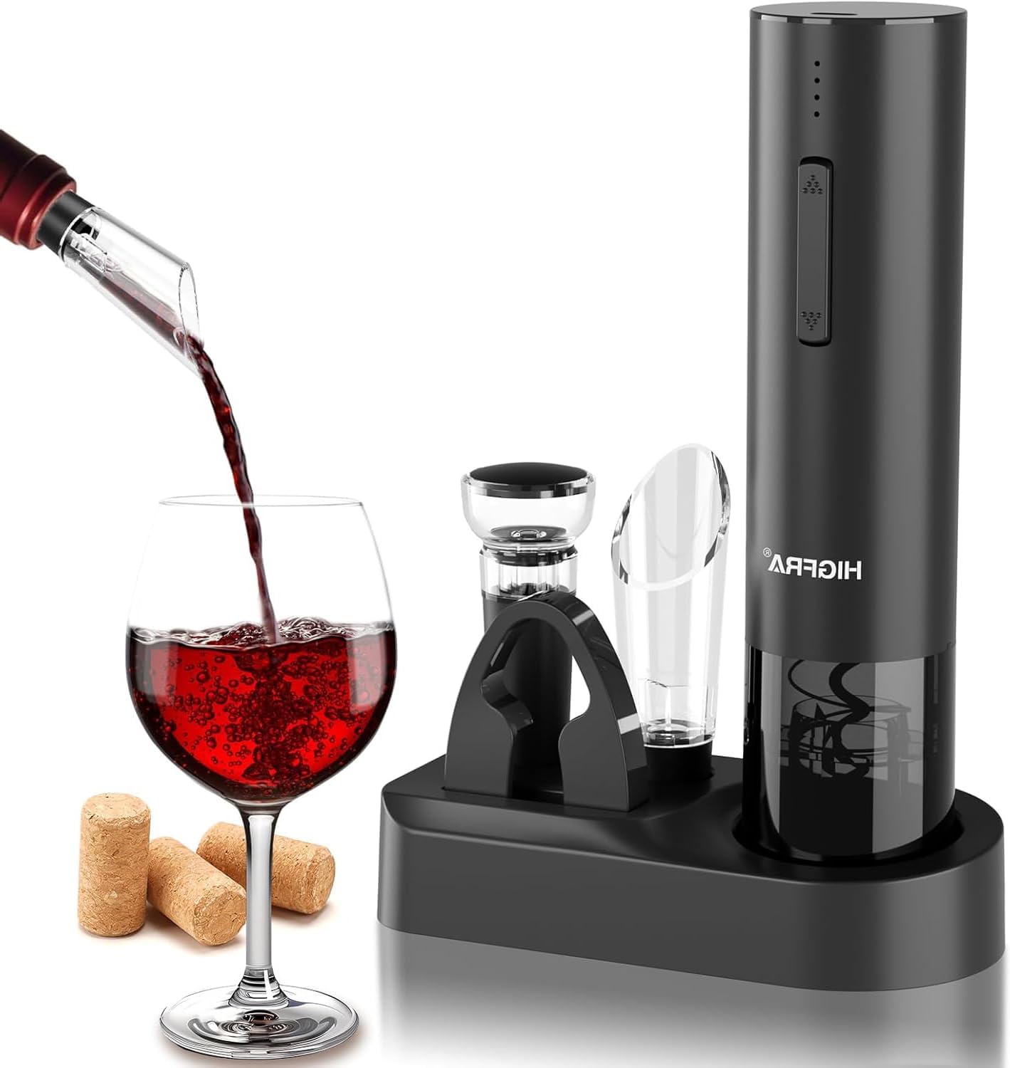 Electric Wine Opener Gift Set Energy — WeirdThingsToBuy weird find