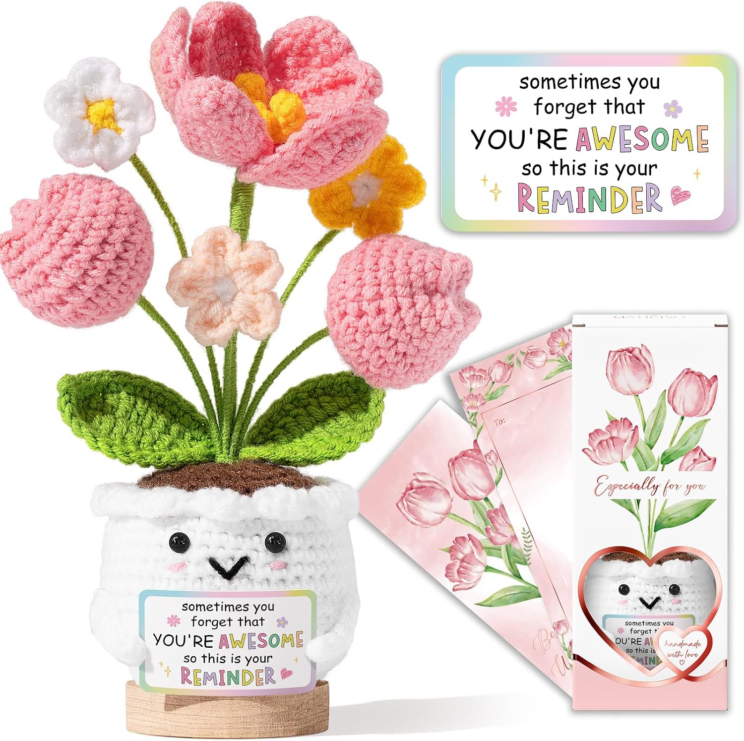 Emotional Support Crochet Positive Tulip Energy — WeirdThingsToBuy weird find
