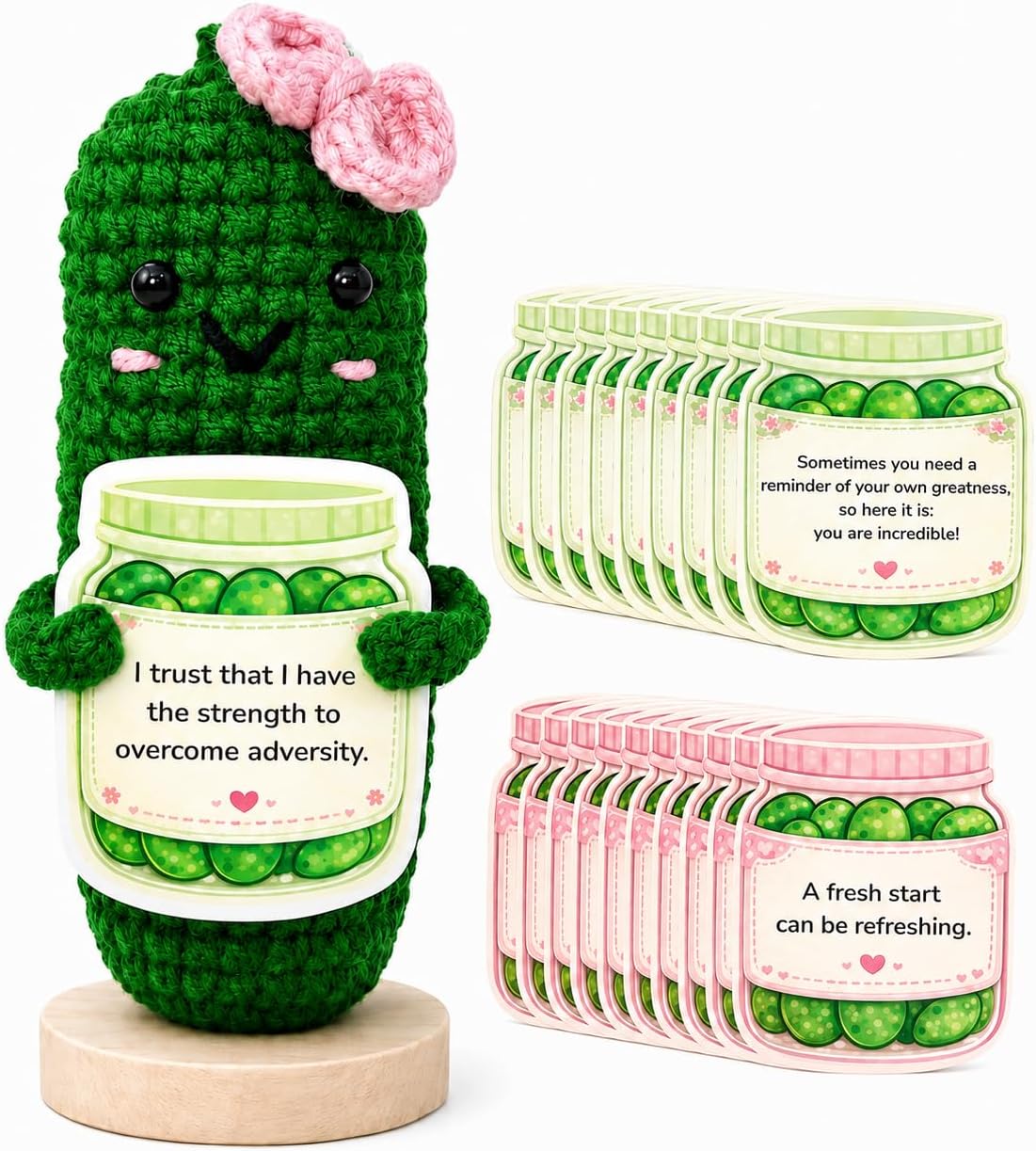 Emotional Support Positive Pickle — WeirdThingsToBuy weird find