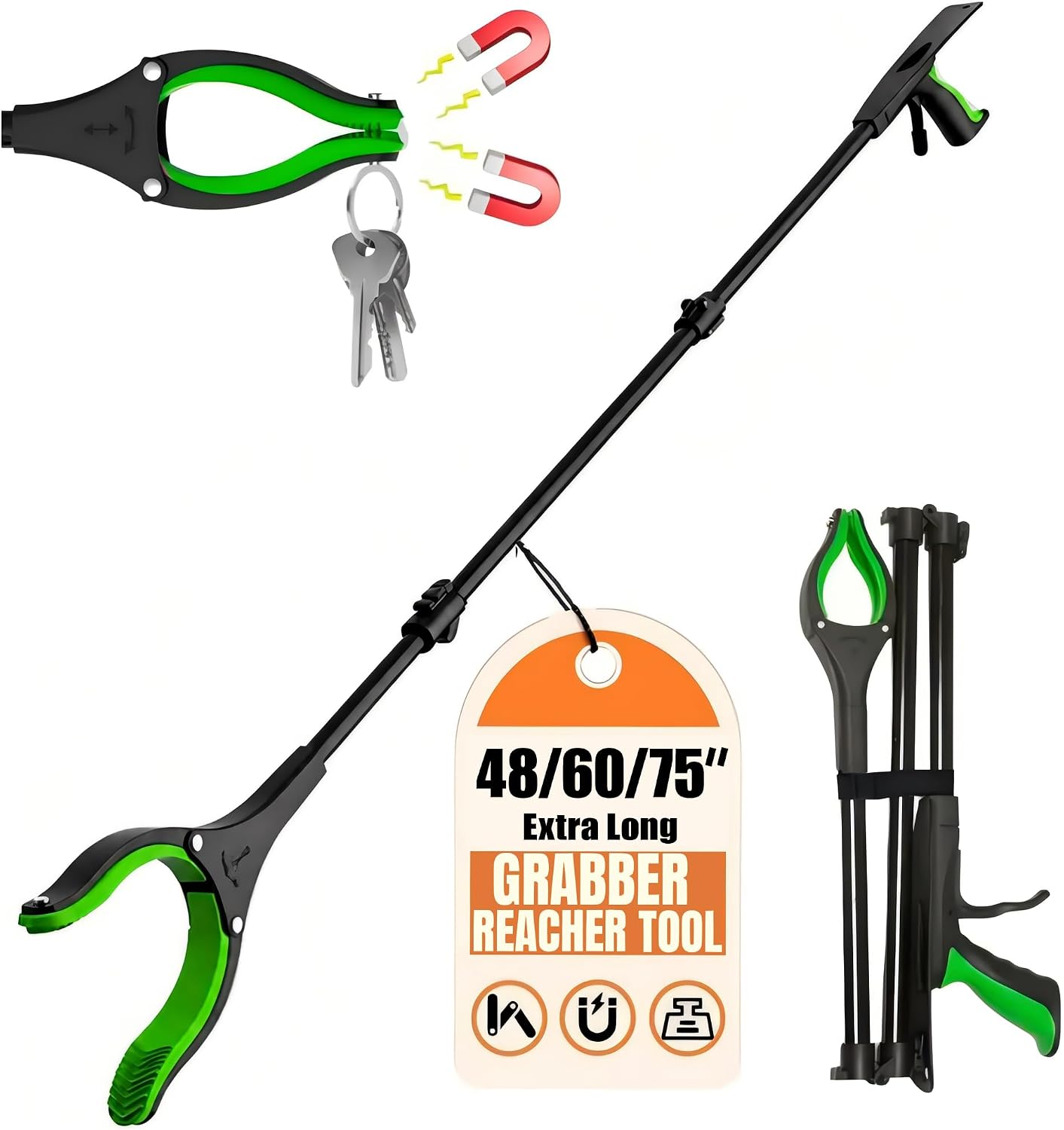 Extra Long Grabber Reacher Tool — WeirdThingsToBuy weird find