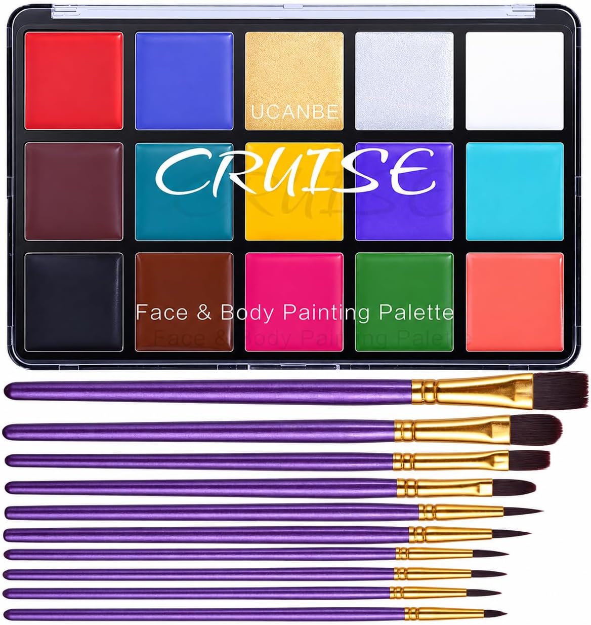 Face Body Paint Oil Palette — WeirdThingsToBuy weird find