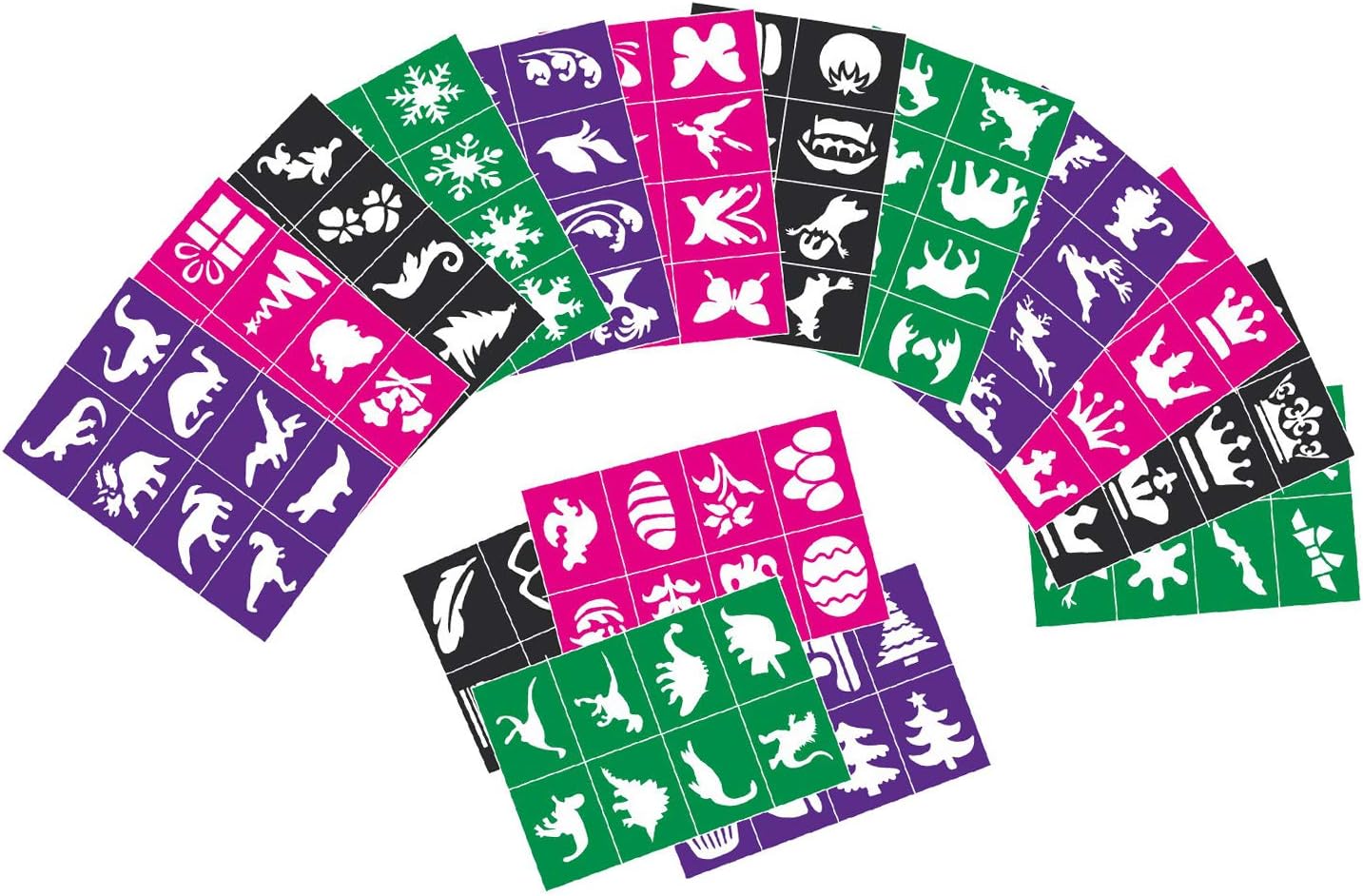 Face & Body Paint Stencils Energy — WeirdThingsToBuy weird find