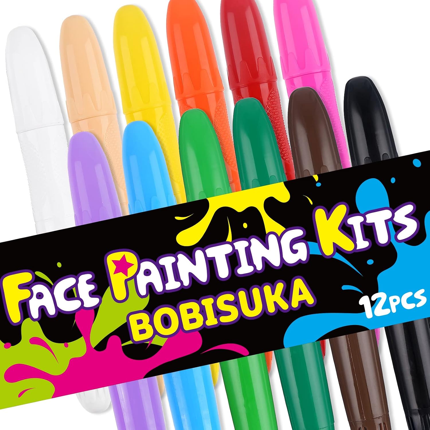 Face Body Paint Sticks Kit — WeirdThingsToBuy weird find