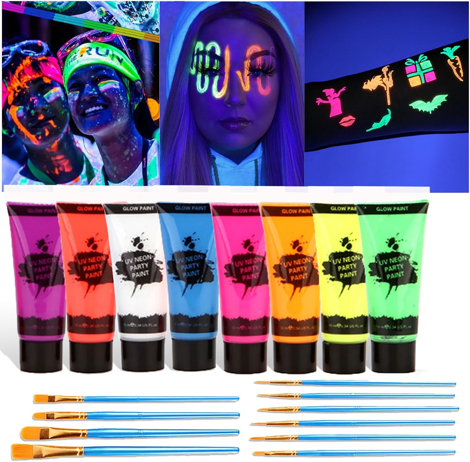 Face Body Painting Kit 8 Energy — WeirdThingsToBuy weird find