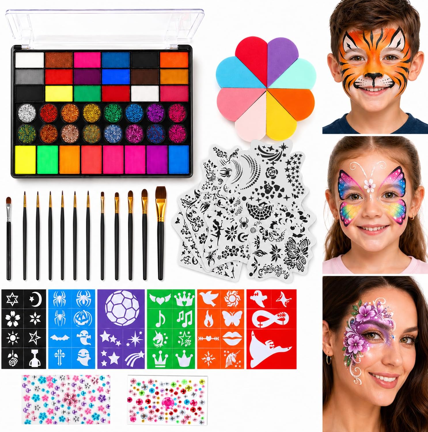 Face Painting Kit Kid Adult Situation — WeirdThingsToBuy weird find
