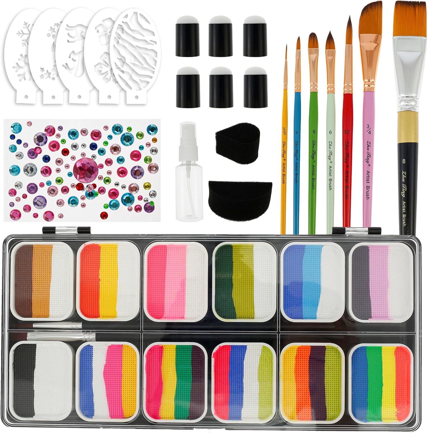 Face Painting Kit Water Based Situation — WeirdThingsToBuy weird find