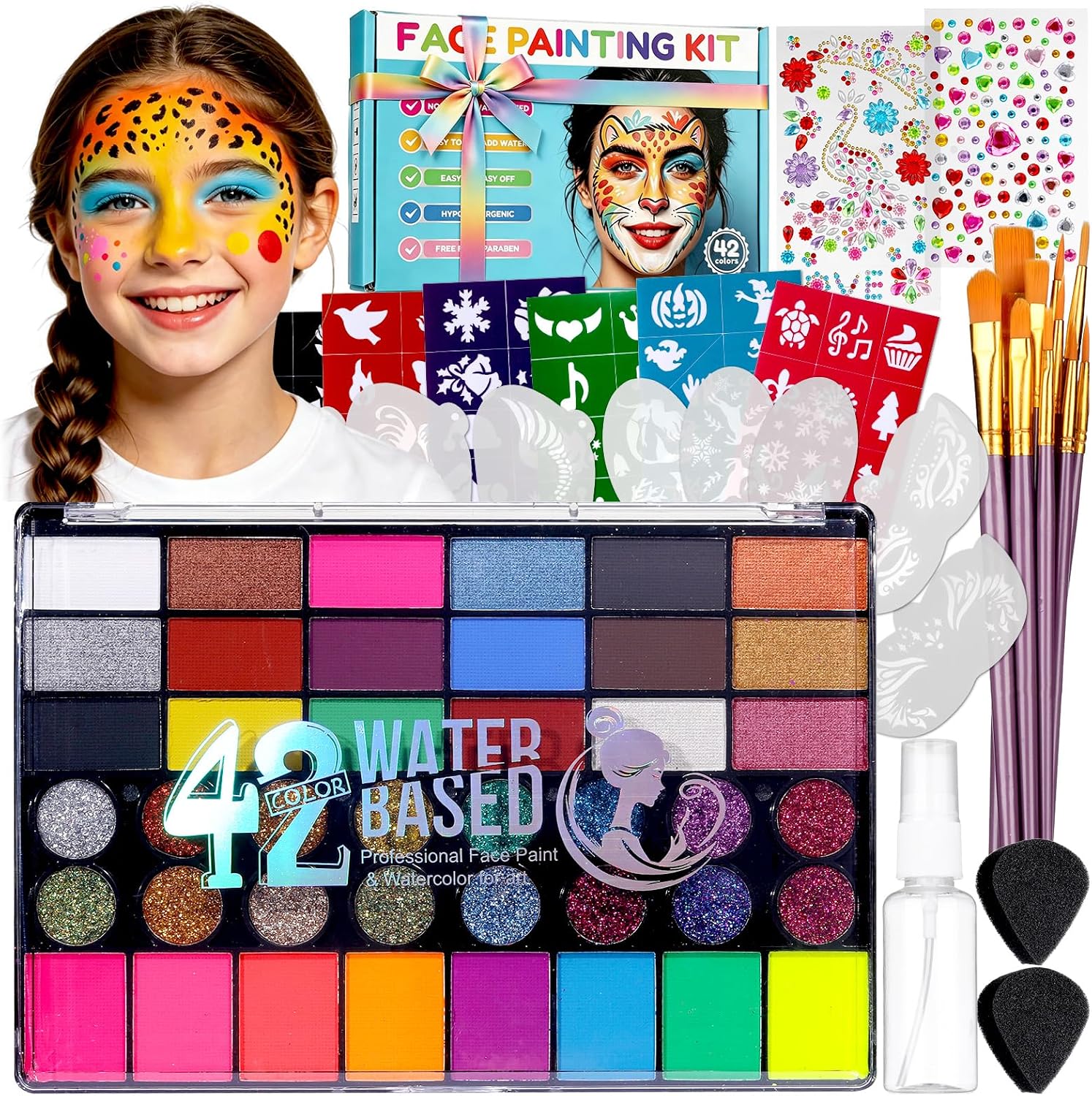Face Painting Kit — WeirdThingsToBuy weird find