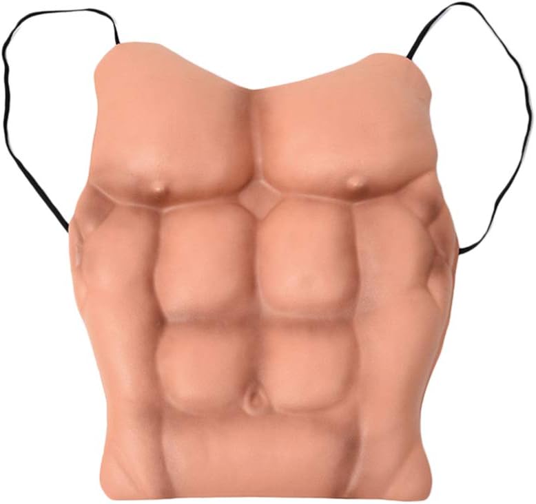 Fake Muscle Funny Chest Men Energy — WeirdThingsToBuy weird find