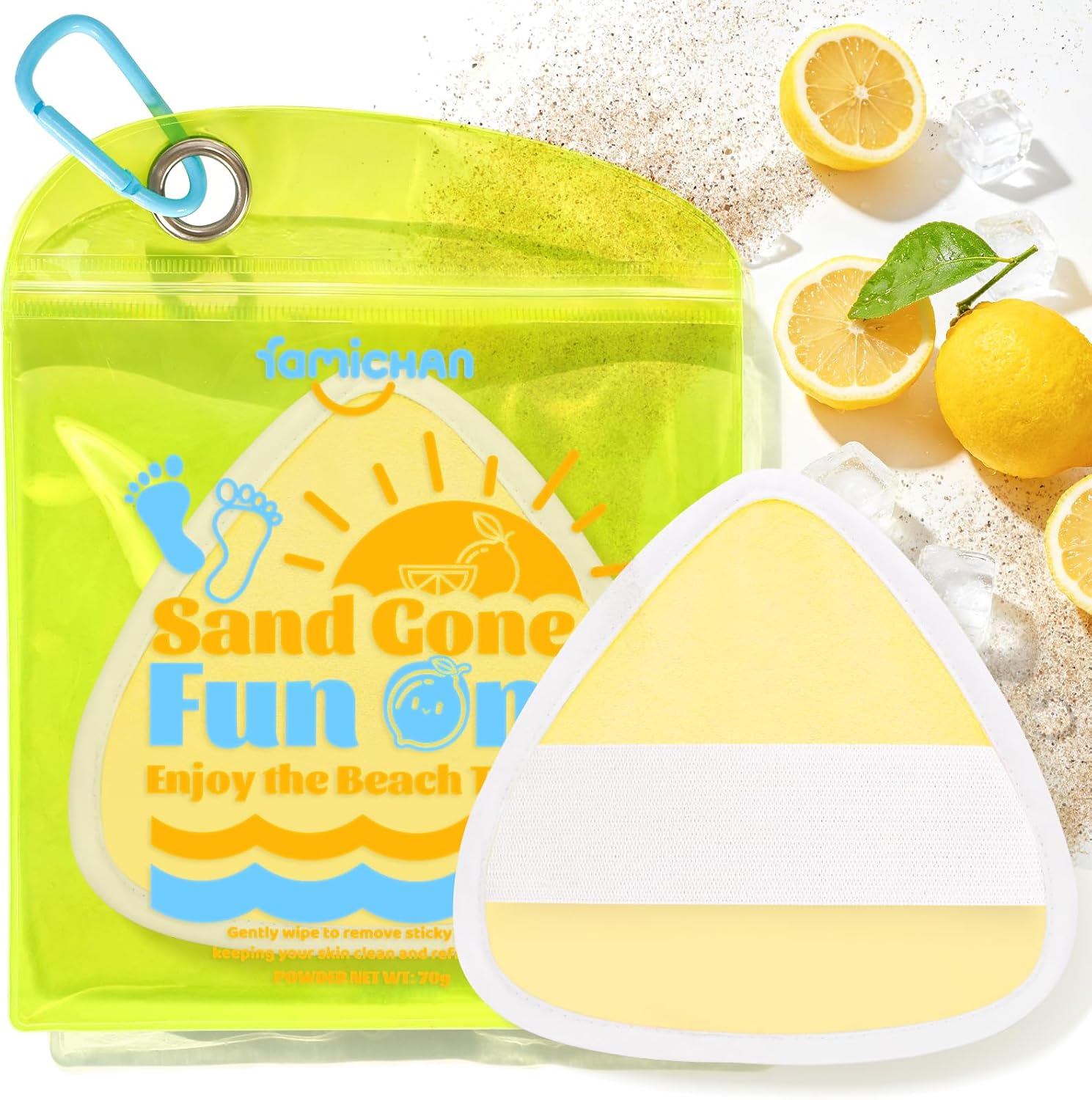 Famichan Triangle Sand Remover Eraser Energy — WeirdThingsToBuy weird find
