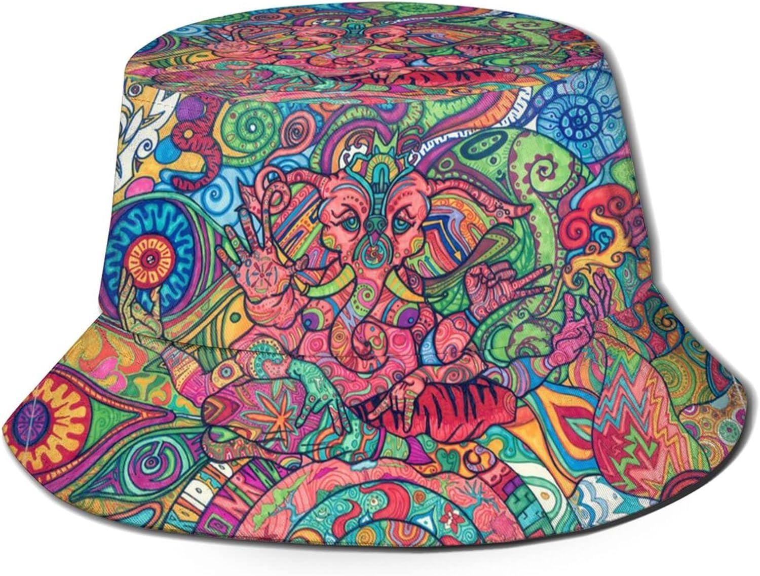 Fashion Trippy Bucket Hat Psychedelic — WeirdThingsToBuy weird find