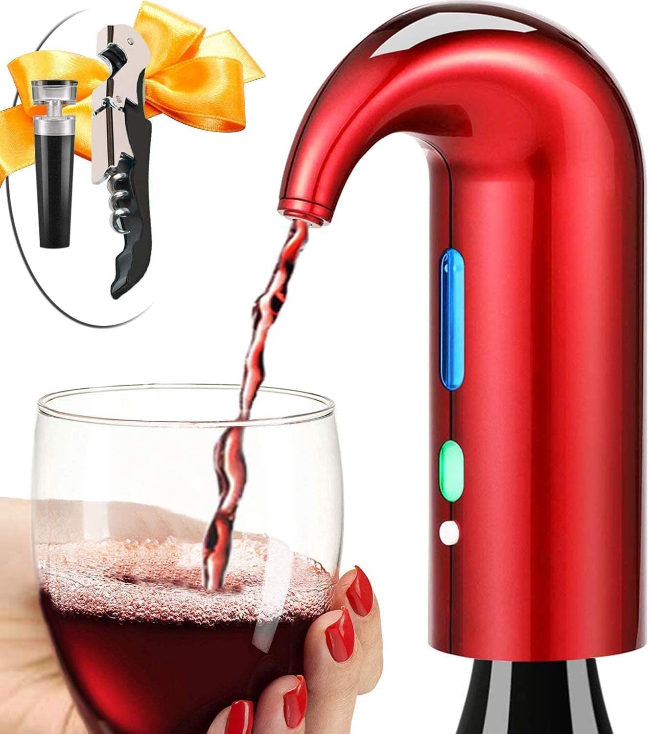 Fathers Day Wine Aerator Electric Energy — WeirdThingsToBuy weird find