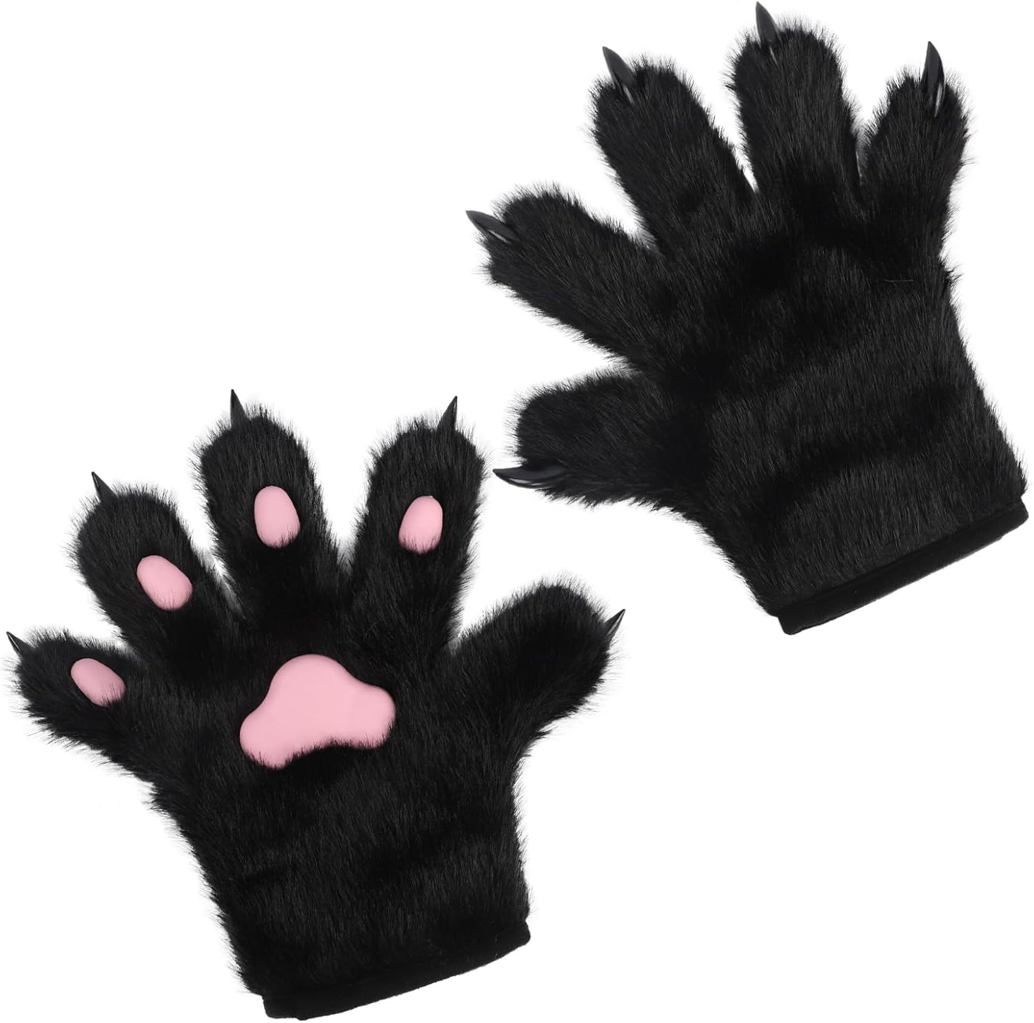Faux Fur Cat Paw Gloves Energy — WeirdThingsToBuy weird find