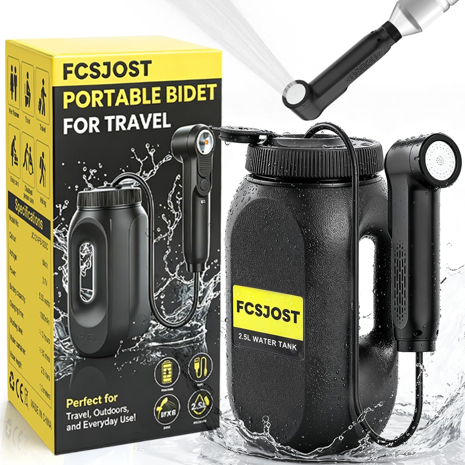 Fcsjost Portable Bidet Travel Electric Situation — WeirdThingsToBuy weird find