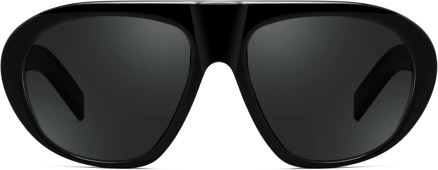 Feisedy Oversized Aviator Sunglasses Women Energy — WeirdThingsToBuy weird find