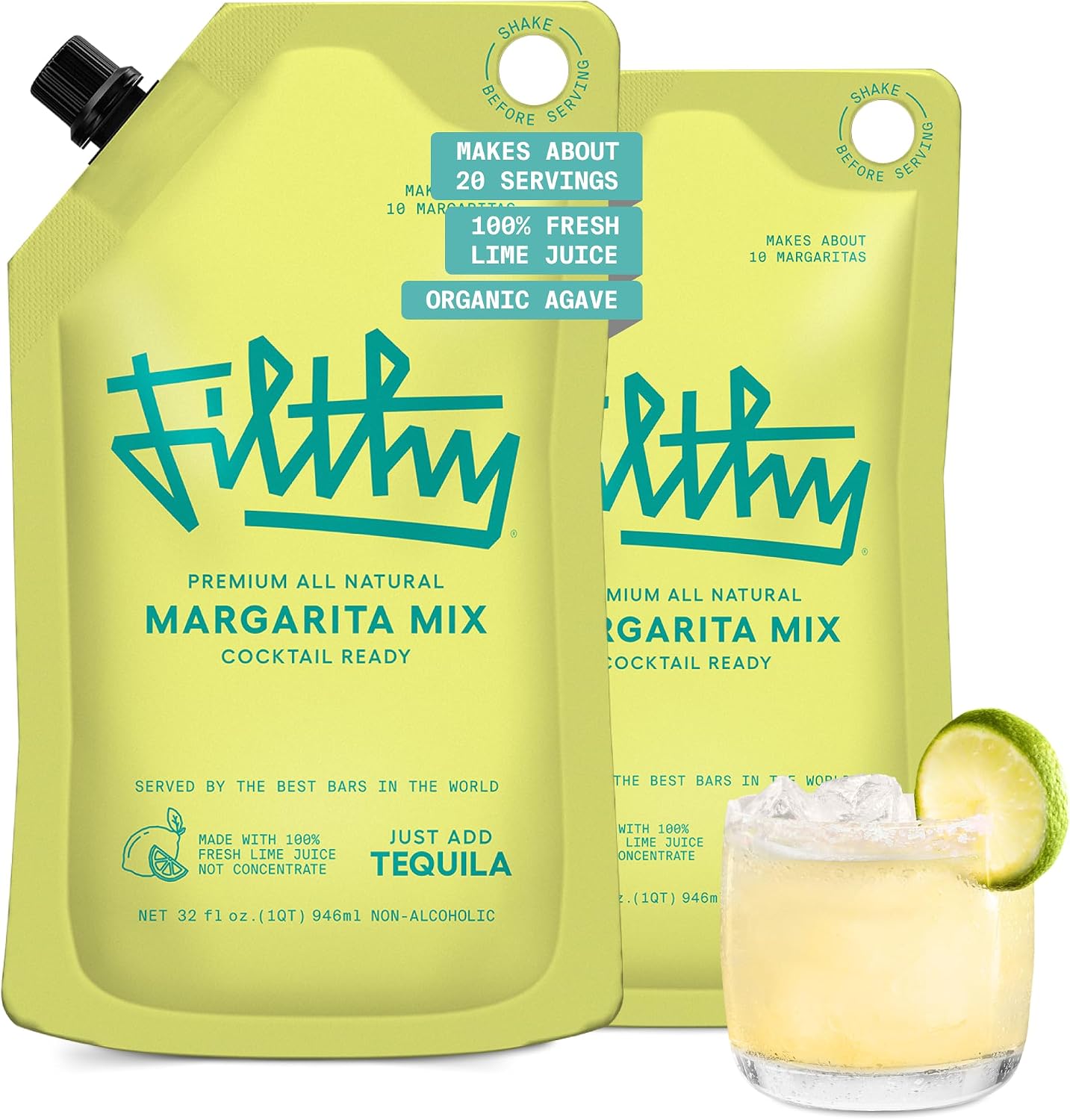 Filthy Margarita Mix Premium Cocktail Energy — WeirdThingsToBuy weird find