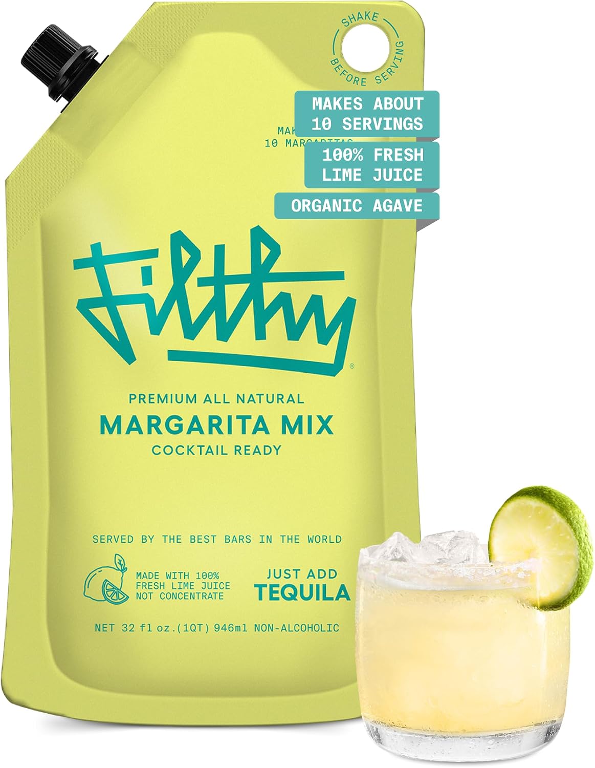 Filthy Margarita Mix Premium Cocktail — WeirdThingsToBuy weird find