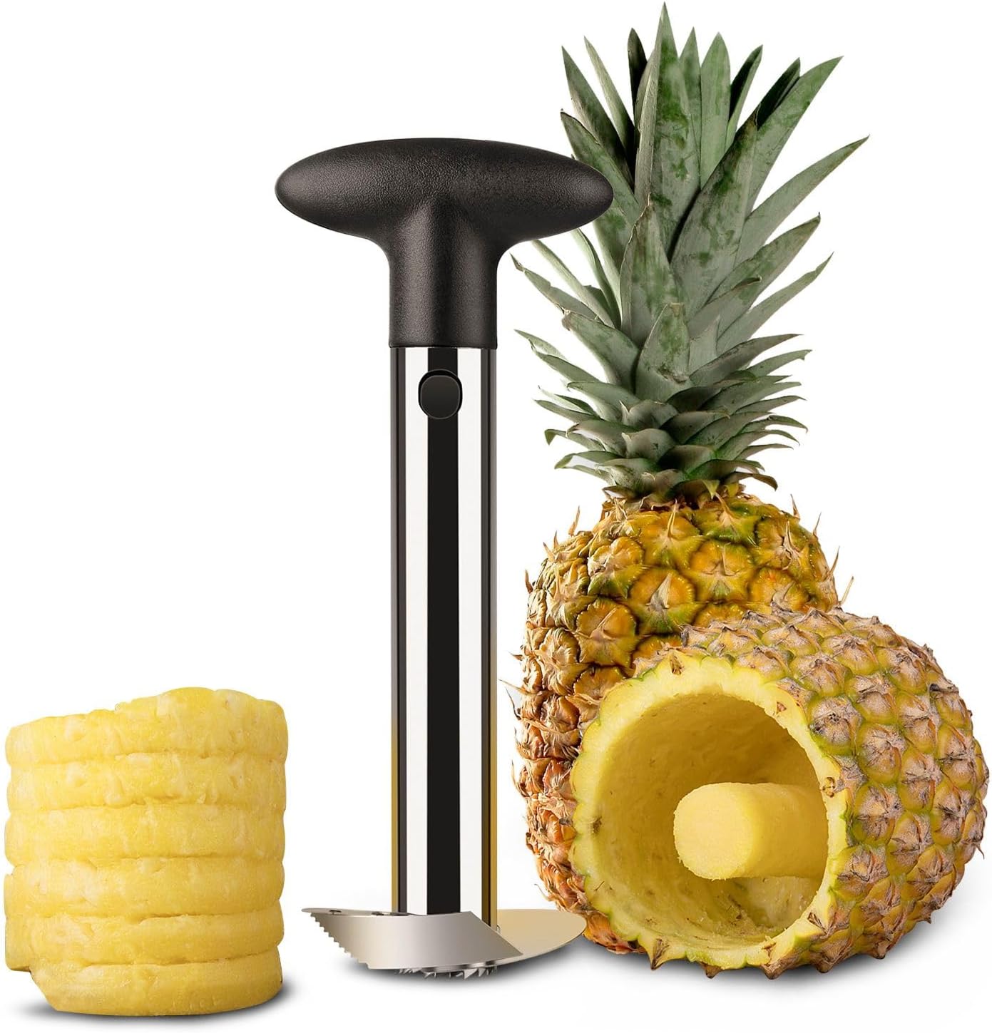 Flexzion Pineapple Corer Slicer Peeler Energy — WeirdThingsToBuy weird find