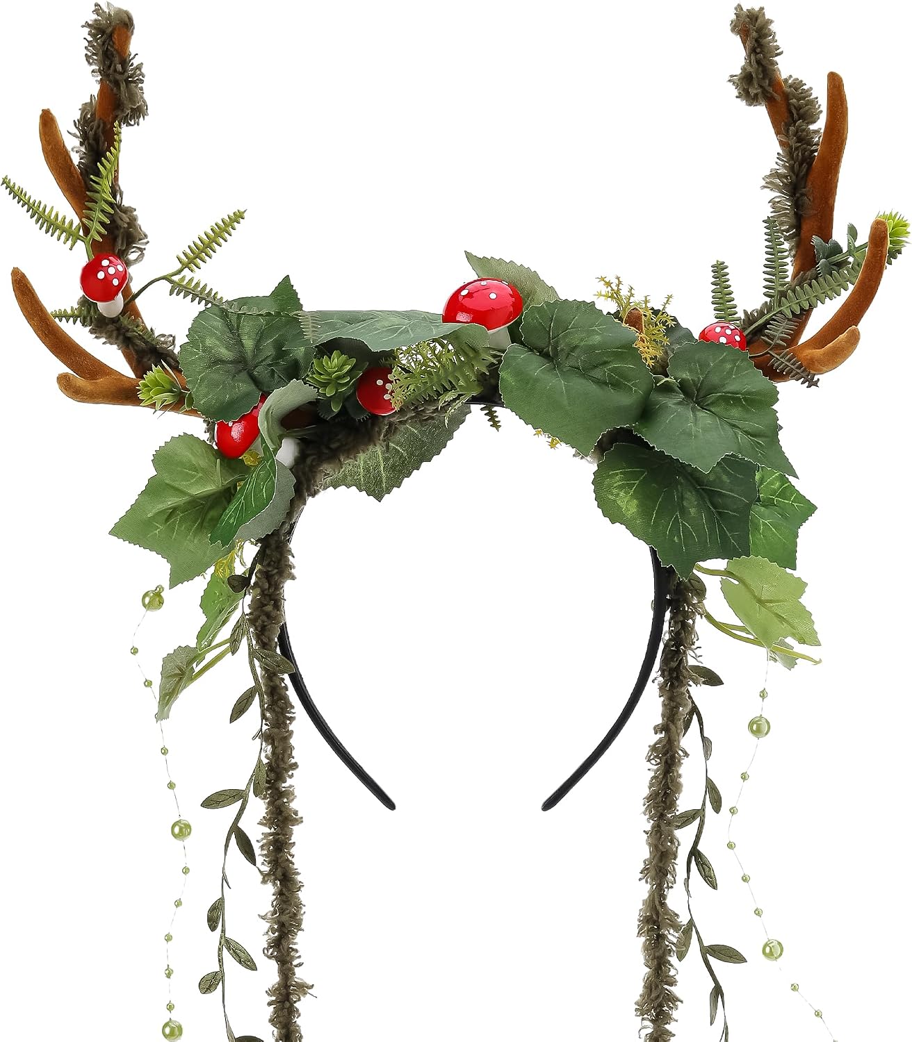Flower Reindeer Headband Women — WeirdThingsToBuy weird find