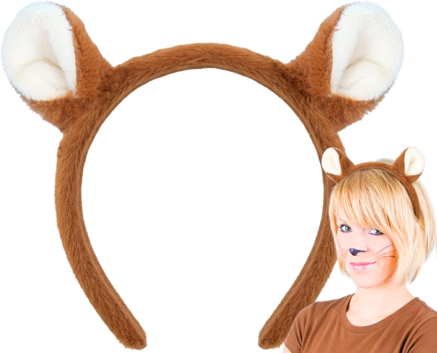 Fluffy Chipmunk Ears Headband Animal — WeirdThingsToBuy weird find